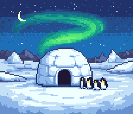 Classic Pixel Art example